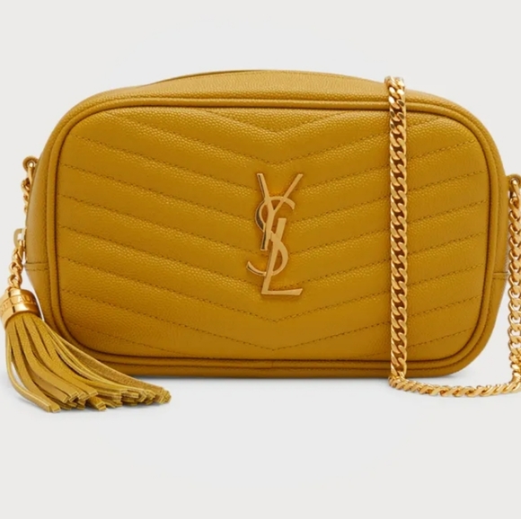 Saint Laurent Lou Mini YSL Grain de Poudre Camera Crossbody Bag - Picture 11 of 15